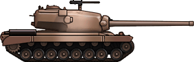 Sideview of T29E3 Heavy Tank